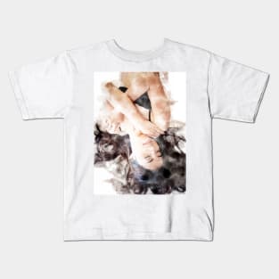 Watercolor Woman Kids T-Shirt